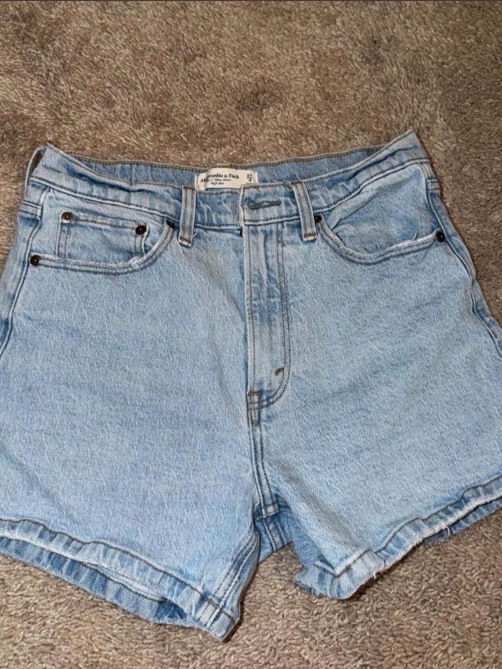 Abercrombie Denim Mom Short High Rise